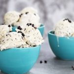Three Bowls of Chocolate Chip Ice Cream