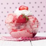 melted strawberry ice cream