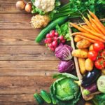 Assortment of the fresh vegetables