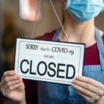 Small business closed for covid-19 lockdown