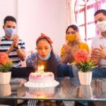 Birthday party in the pandemic. Stay home from quarantine